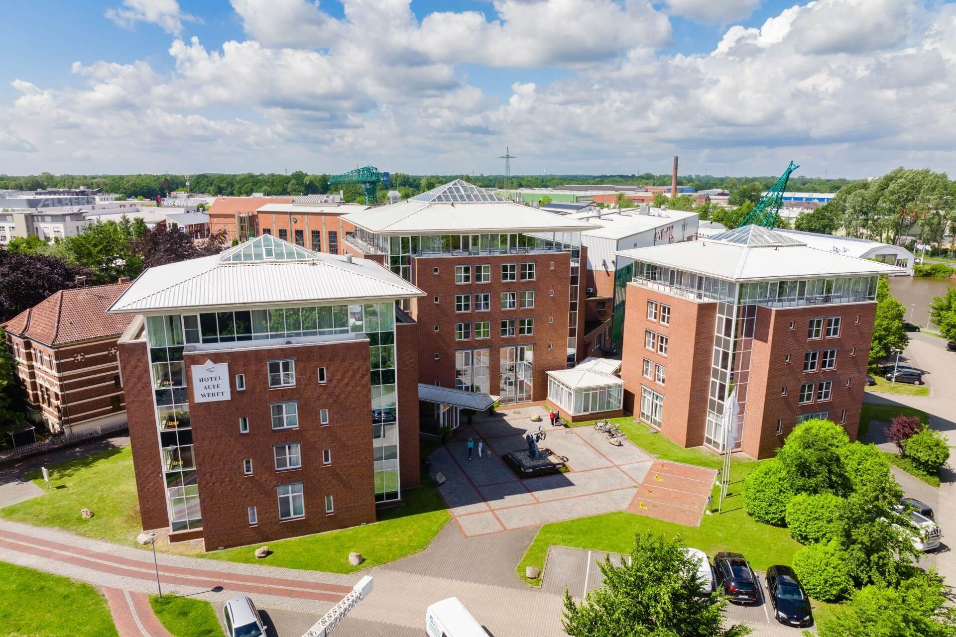 Luftaufnahme Hotel Alte Werft, Papenburg